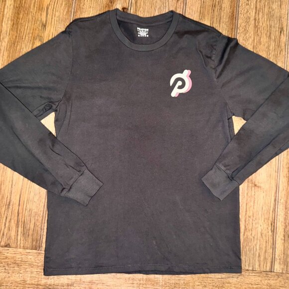 Peloton “Stronger Together” Long Sleeve Tee Dark Gray Size M | 100% Cotton Logo - Picture 9 of 10